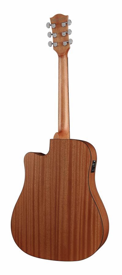 Richwood D-20-CE Master Series handgemaakte dreadnought gitaar, massief sparren en mahonie, Presys I, satijn afgewerkt