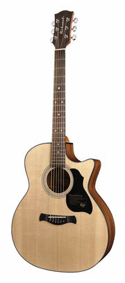 Richwood G-40-CE Master Series handgemaakte grand auditorium gitaar, massief sparren en mahonie, Presys I, glanzend afgewerkt