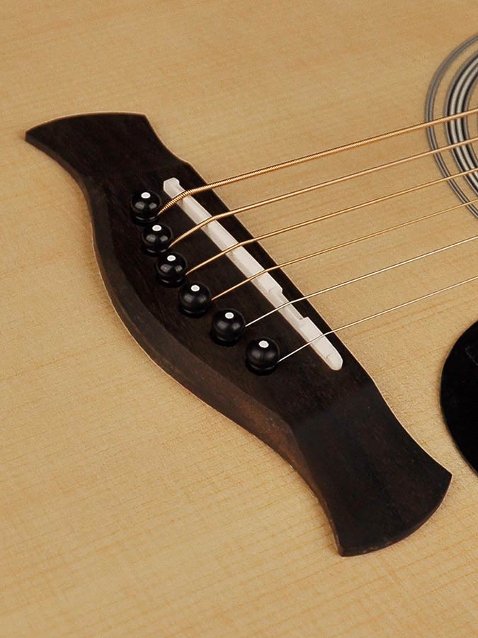 Richwood G-40-CE Master Series handgemaakte grand auditorium gitaar, massief sparren en mahonie, Presys I, glanzend afgewerkt