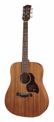 Richwood D-50 Master Series handgemaakte dreadnought gitaar, massief mahonie, satijn afgewerkt