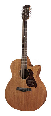 Richwood G-50-CE Master Series handgemaakte auditorium gitaar, massief mahonie, Presys I, satijn afgewerkt