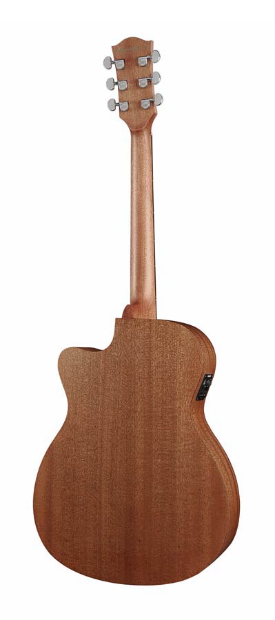 Richwood A-50-CE Master Series handgemaakte auditorium OOO gitaar, massief mahonie, Presys I, satijn afgewerkt