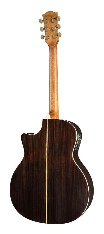 Richwood G-70-CEVA Master Series handgemaakte grand auditorium gitaar, massief sparren en palissander, echte abalone, Presys 201