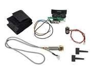 Richwood SON-GT4 vervangingsonderdeel Fishman Sonitone voorversterker met element, batterijzakje en goudkleurig jackplug in de staartknop
