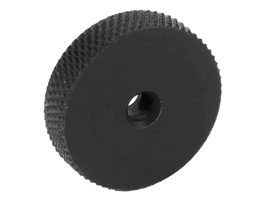 Fender rotary wheel Preset Control 1"x.25 with allen bolt, for Jazzmaster/Jaguar, black