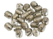 Fender control knob set screws, 8-32 x 3/16, nickel, 24 pcs