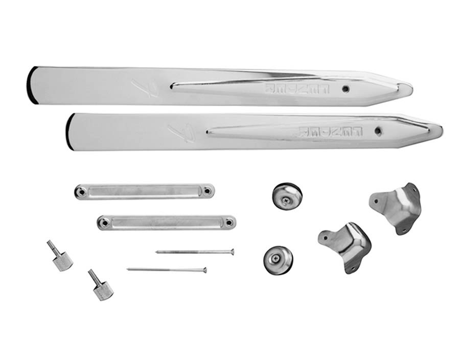 Fender 0990714000 Pure Vintage tilt-back versterkerpoten 14 inch chroom set van 2 afbeelding 2