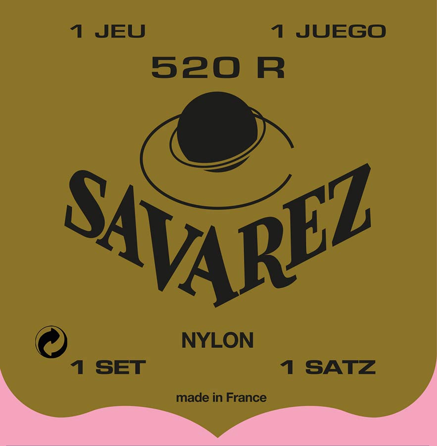 Savarez 520R snarenset voor klassieke gitaar – normale spanning