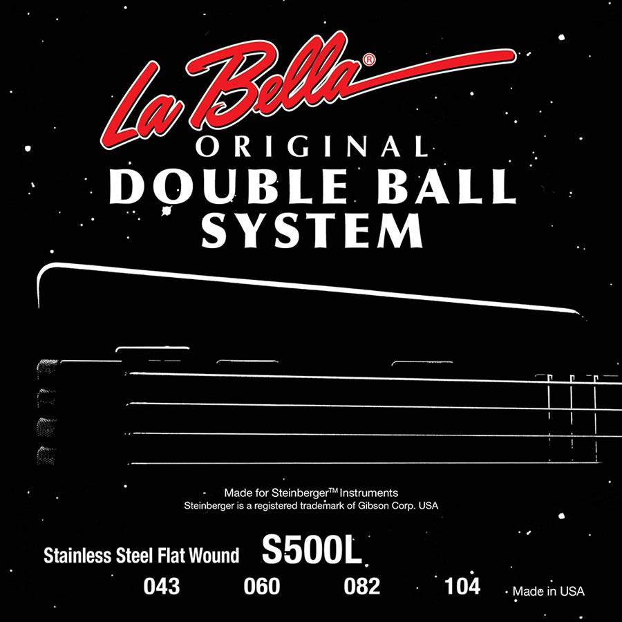 La Bella S500L Double Ball End snaren met dubbel bal-einde, 043-104