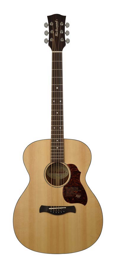 Richwood A-20 Master Series handgemaakte auditorium OOO gitaar, massief sparren en mahonie, satijn afgewerkt
