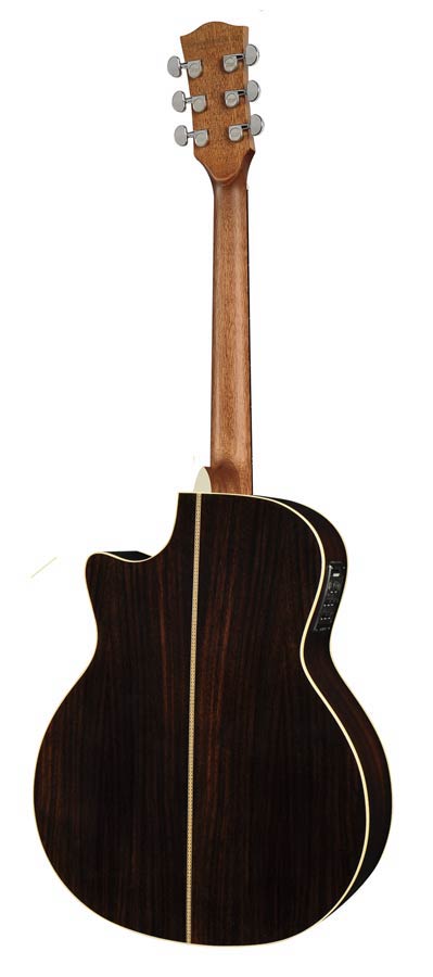 Richwood G-65-CEVA Master Series handgemaakte grand auditorium gitaar, massief sparren en palissander, cutaway, Presys 201