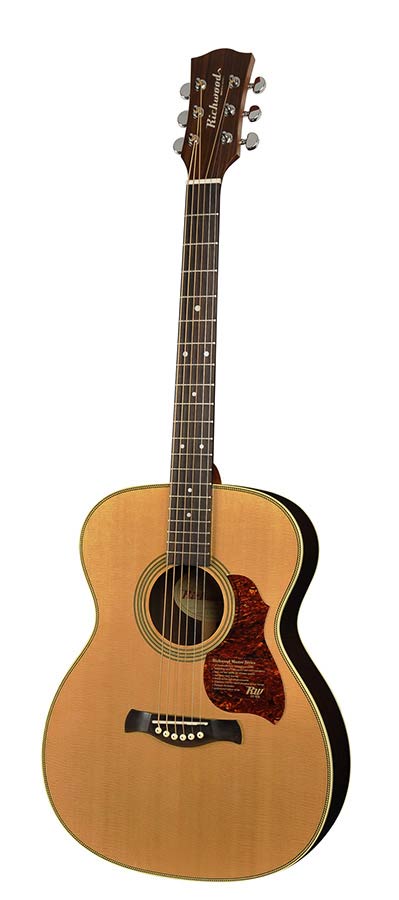 Richwood A-65-VA Master Series handgemaakte auditorium OOO gitaar, massief sparren en palissander, vintage afgewerkt