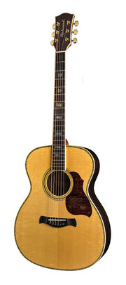 Richwood A-70-EVA Master Series handgemaakte auditorium gitaar, massief sparren en palissander, echte abalone, Presys 201