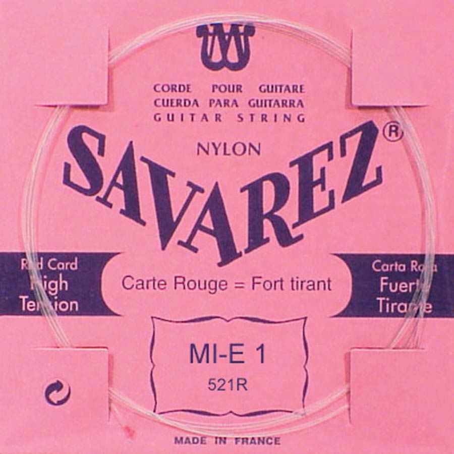 Savarez 521R E-1-snaar voor klassieke gitaar – normale spanning