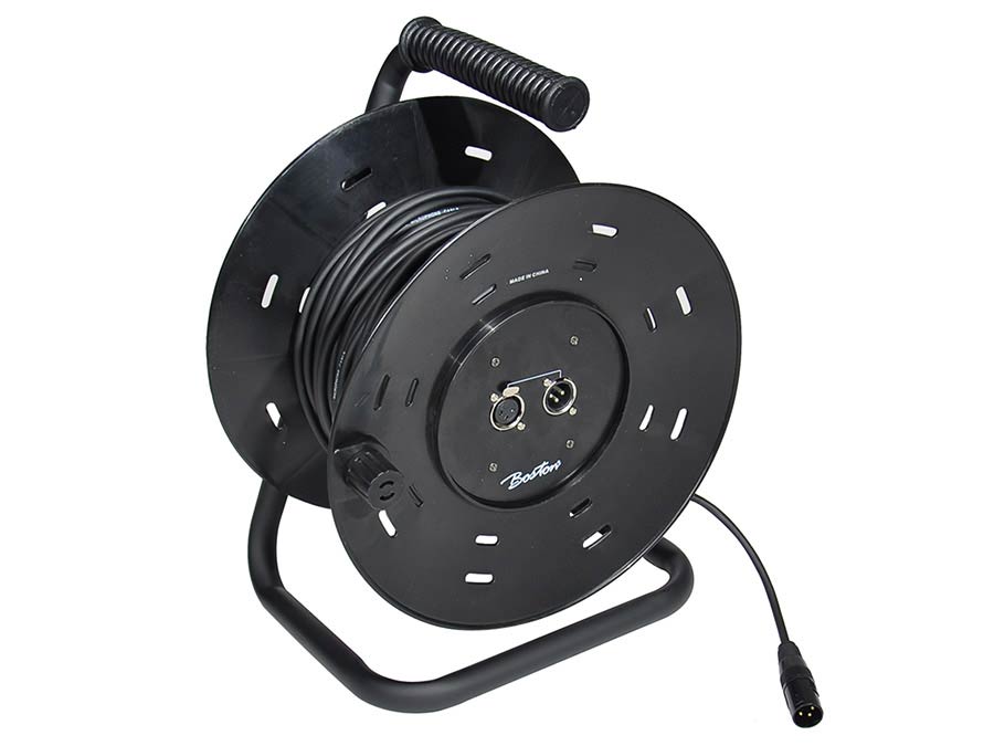 Boston R-01-50 Microfoonkabel op haspel 50 meter