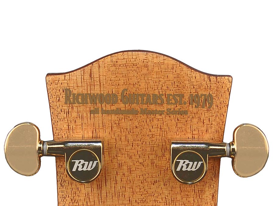 Richwood D-70-CEVA Master Series handgemaakte dreadnought gitaar, massief sparren en palissander, echte abalone, Presys 201