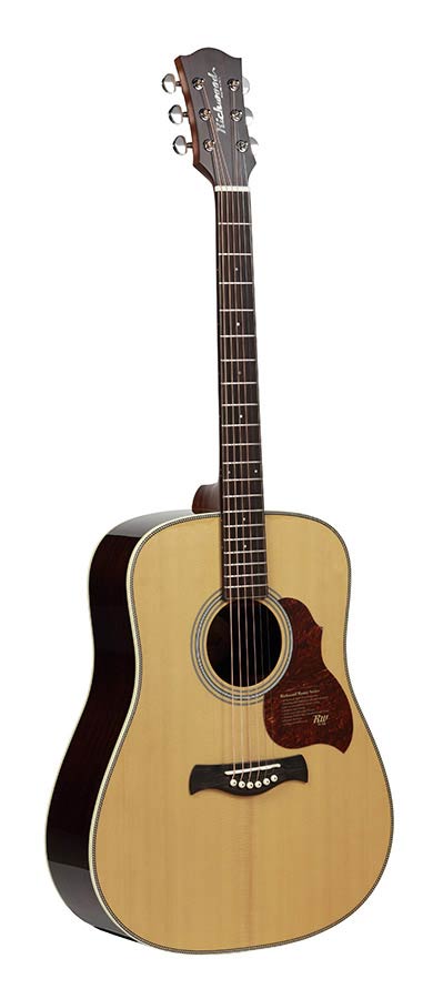 Richwood D-265-VA All Solid Master Series custom shop dreadnought, sparren en palissander, vintage aged afgewerkt