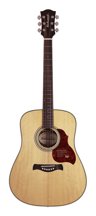 Richwood D-265-VA All Solid Master Series custom shop dreadnought, sparren en palissander, vintage aged afgewerkt