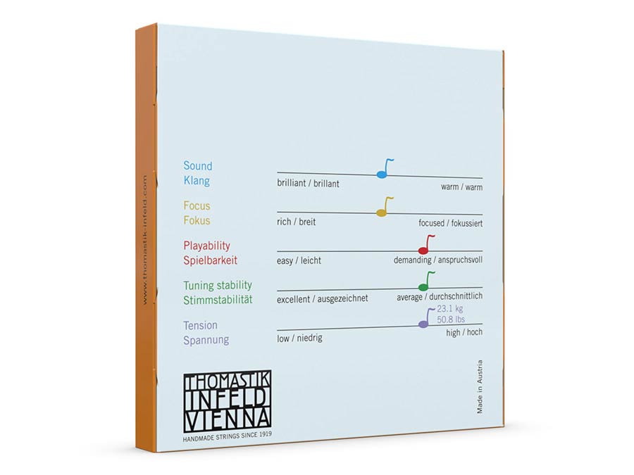 Thomastik-Infeld THSP-100 Spirit! snarenset voor viool 4/4, medium synthetische kern afbeelding 2