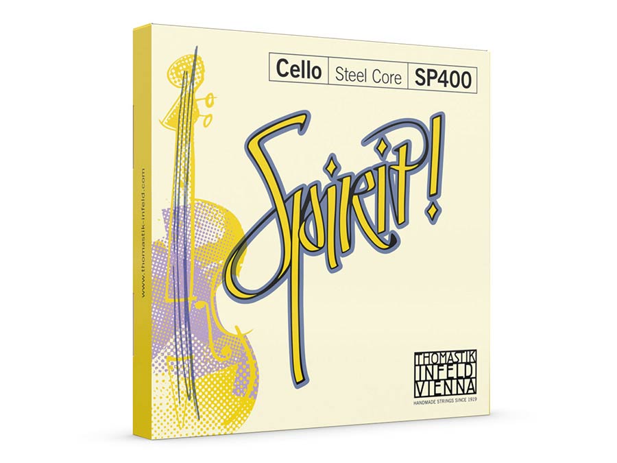 Thomastik-Infeld THSP-400 snarenset voor cello 4/4, medium, stalen kern