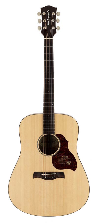 Richwood D-220 All Solid Master Series custom shop dreadnought, sparren, mat afgelakt en mahonie