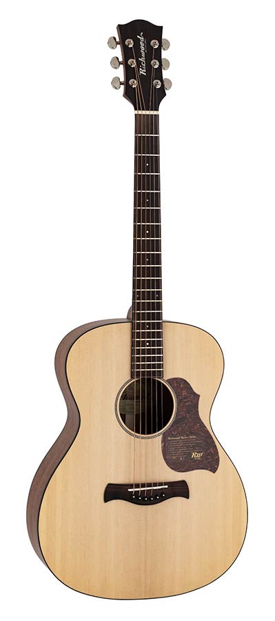 Richwood A-220 All Solid Master Series custom shop auditorium OOO, sparren, mat afgelakt en mahonie