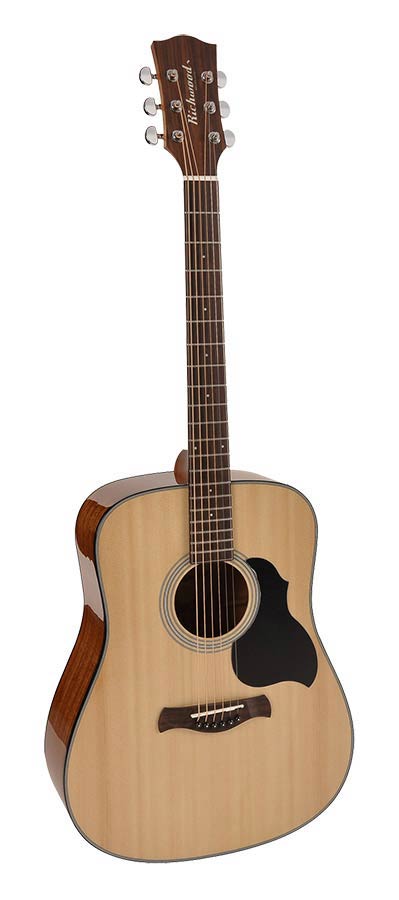 Richwood D-240 All Solid Master Series custom shop dreadnought, sparren, glanzend en mahonie