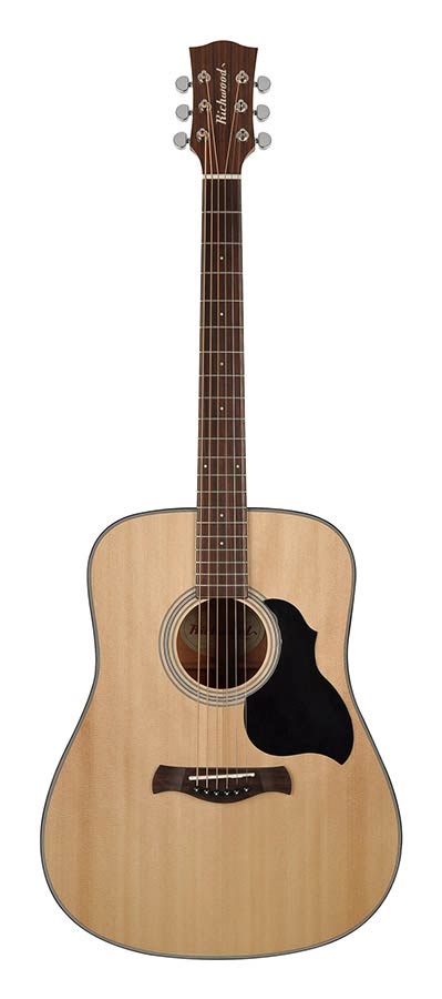Richwood D-240 All Solid Master Series custom shop dreadnought, sparren, glanzend en mahonie
