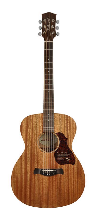 Richwood A-250 All Solid Master Series custom shop auditorium OOO, mahonie, mat afgelakt en mahonie