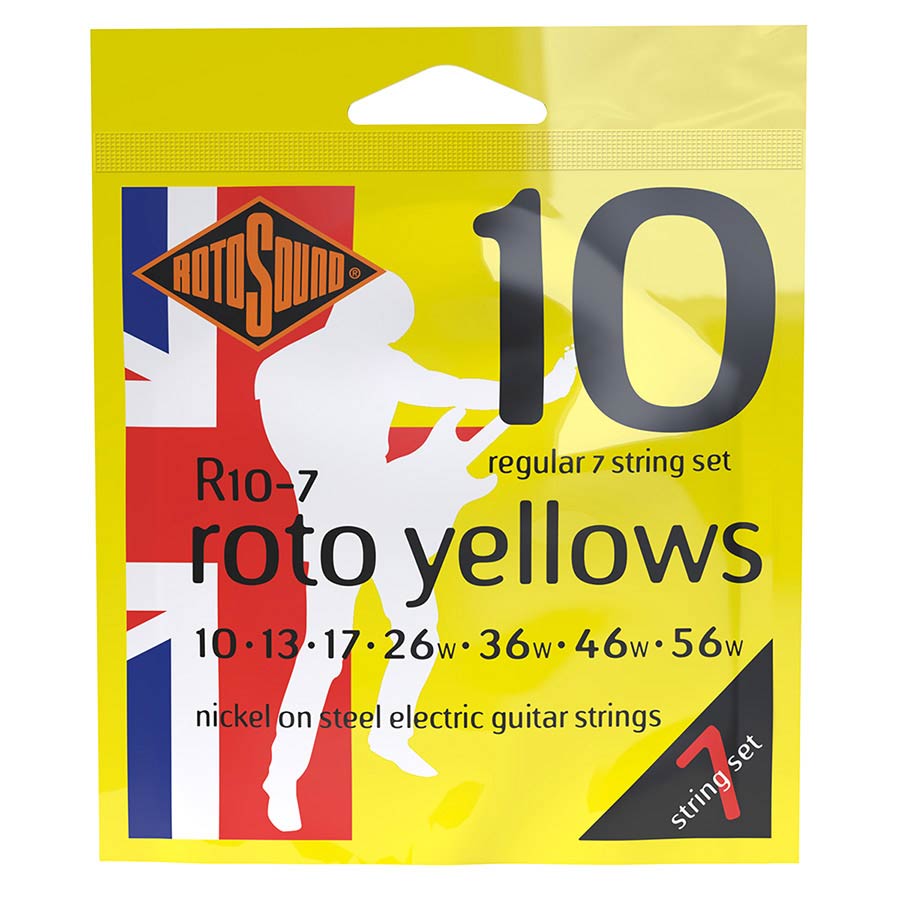 Rotosound R10-7 Roto snarenset voor elektrische gitaar, 7-snarig