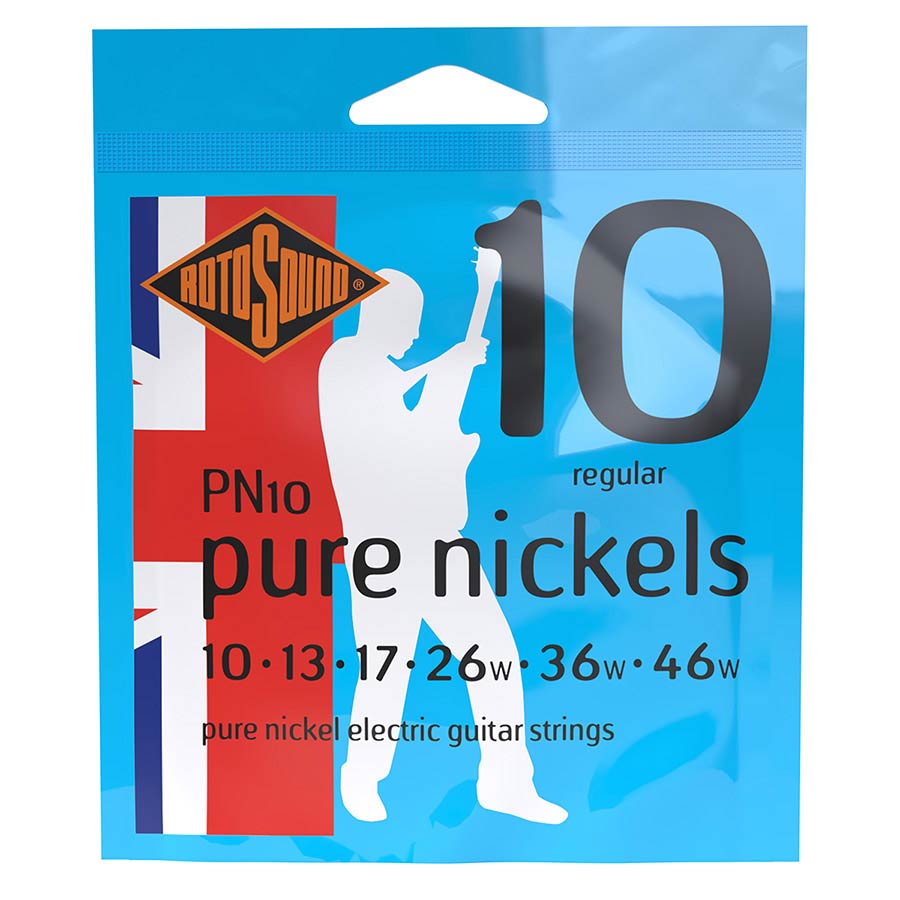 Rotosound PN10 Pure Nickels snarenset voor elektrische gitaar