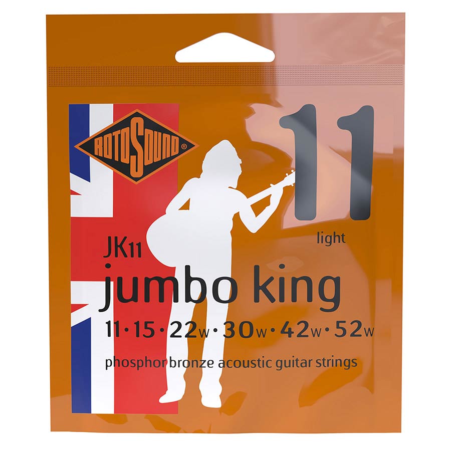 Rotosound JK11 Jumbo King snarenset voor akoestische gitaar