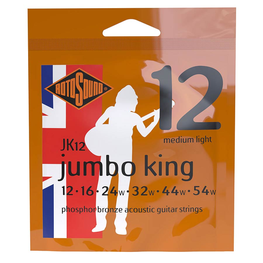 Rotosound JK12 Jumbo King snarenset voor akoestische gitaar