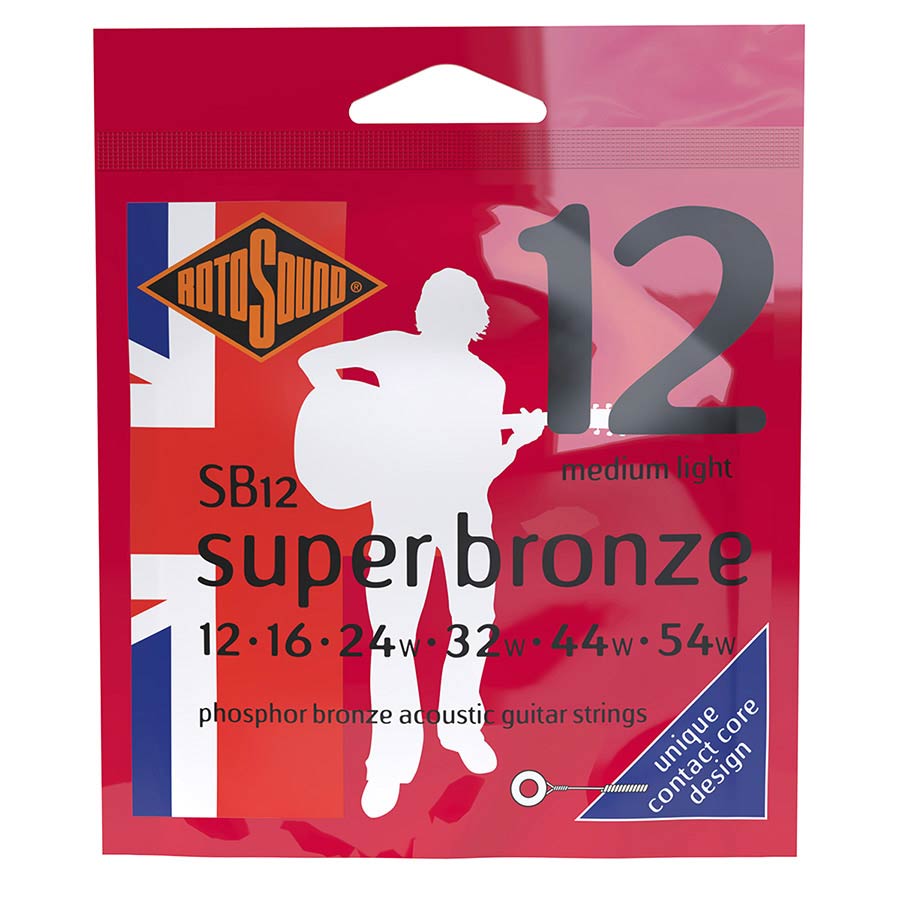 Rotosound SB12 PSD Super Bronze snarenset voor akoestische gitaar