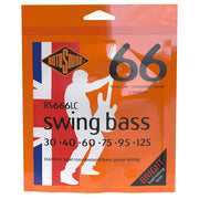 Rotosound RS666LC Swing Bass 66 snarenset elektrische basgitaar, 6-snarig, stainless steel, 30-125, medium light gauge