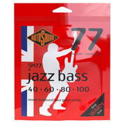 Rotosound SM77 Jazz Bass 77 snarenset elektrische basgitaar, monel flatwound, 40-100, hybrid gauge
