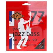 Rotosound RS77M Jazz Bass 77 snarenset elektrische basgitaar, monel flatwound, 40-90, standard gauge, medium scale