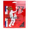 Rotosound RS775LD Jazz Bass 77 snarenset elektrische basgitaar, 5-snarig, monel flatwound, 45-130, standard gauge