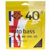 Rotosound RB40-5 Roto Bass snarenset elektrische basgitaar, 5-snarig, nickel wound 40-125, medium guage