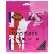 Rotosound RB45-5 Roto Bass snarenset elektrische basgitaar, 5-snarig, nickel wound, 45-130, standard gauge
