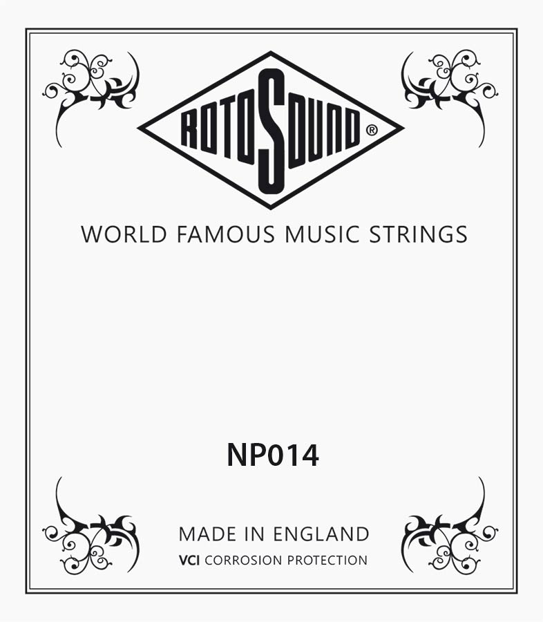 Rotosound NP014 Roto .014 snaar voor elektrische/akoestische gitaar