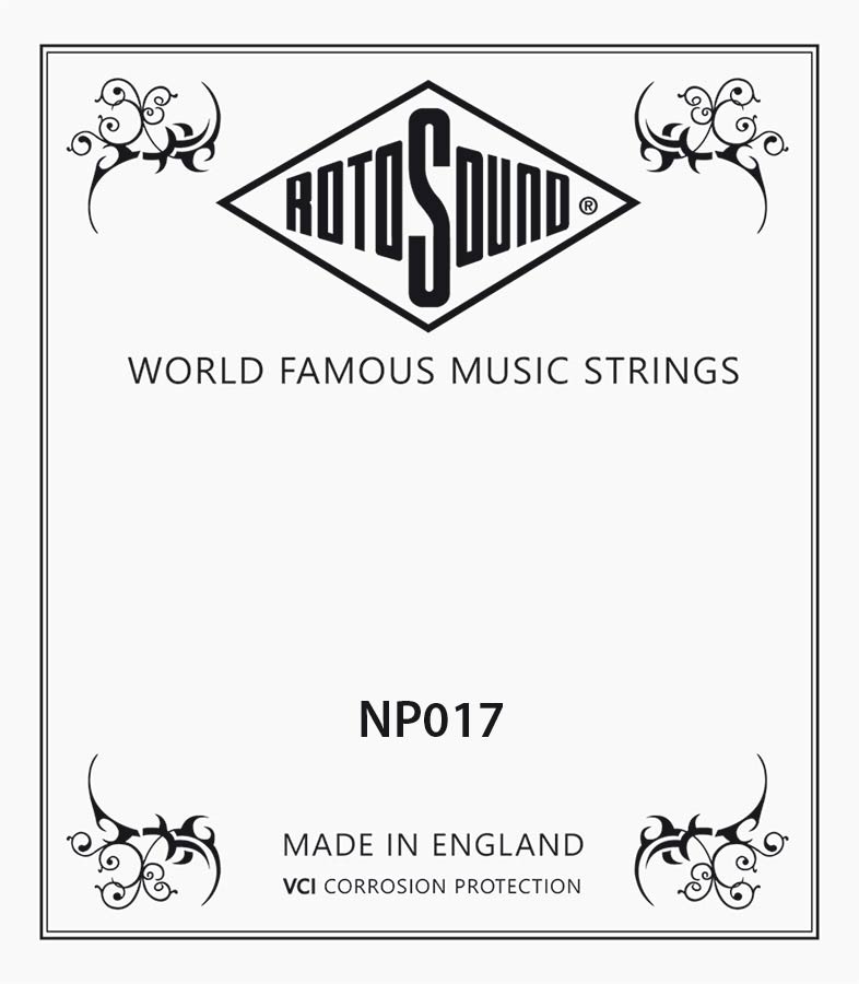 Rotosound NP017 Roto .017 snaar voor elektrische/akoestische gitaar