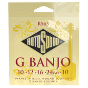 Rotosound RS65 Traditional Instruments snarenset banjo, nickel wound, loop end