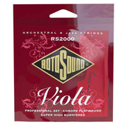 Rotosound RS2000 Orchestral & Jazz snarenset altviool, chroom, flatwound, super high burnished