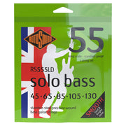 Rotosound RS555LD Solo Bass 55 snarenset elektrische basgitaar, 5-snarig, linea pressure wound 45-130, standard gauge