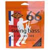 Rotosound RS66LF Swing Bass 66 snarenset elektrische basgitaar, stainless steel, 45-105, standard gauge