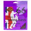 Rotosound RDB66LD Swing Bass 66 snarenset elektrische basgitaar, stainless steel, 45-105 double ball end, standard gauge