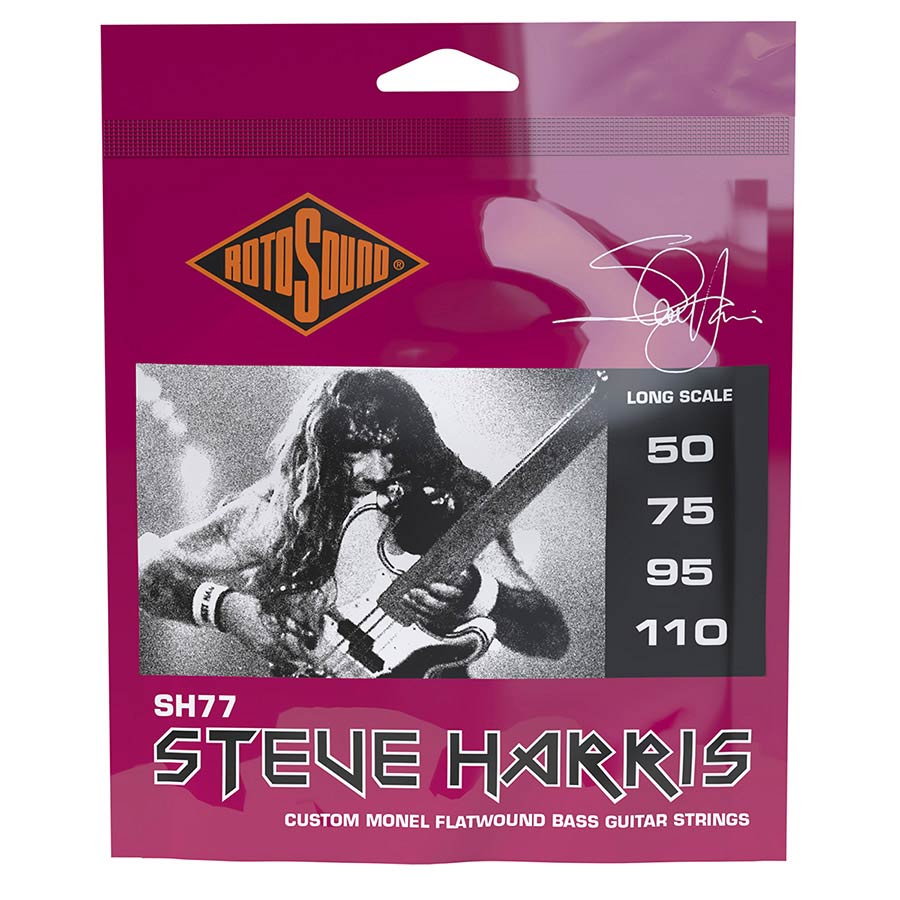 Rotosound SH77 Jazz Bass 77 snarenset elektrische basgitaar, monel flatwound, 50-110 steve harris, standard gauge
