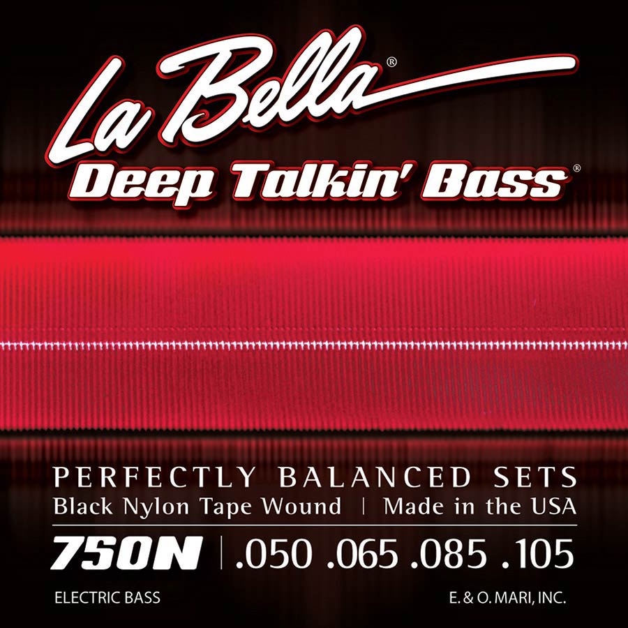 La Bella 750N Deep Talkin' Bass tape wound bassnaren, 050-105