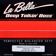 La Bella 750N-B Deep Talkin' Bass tape wound bassnaren, 050-135
